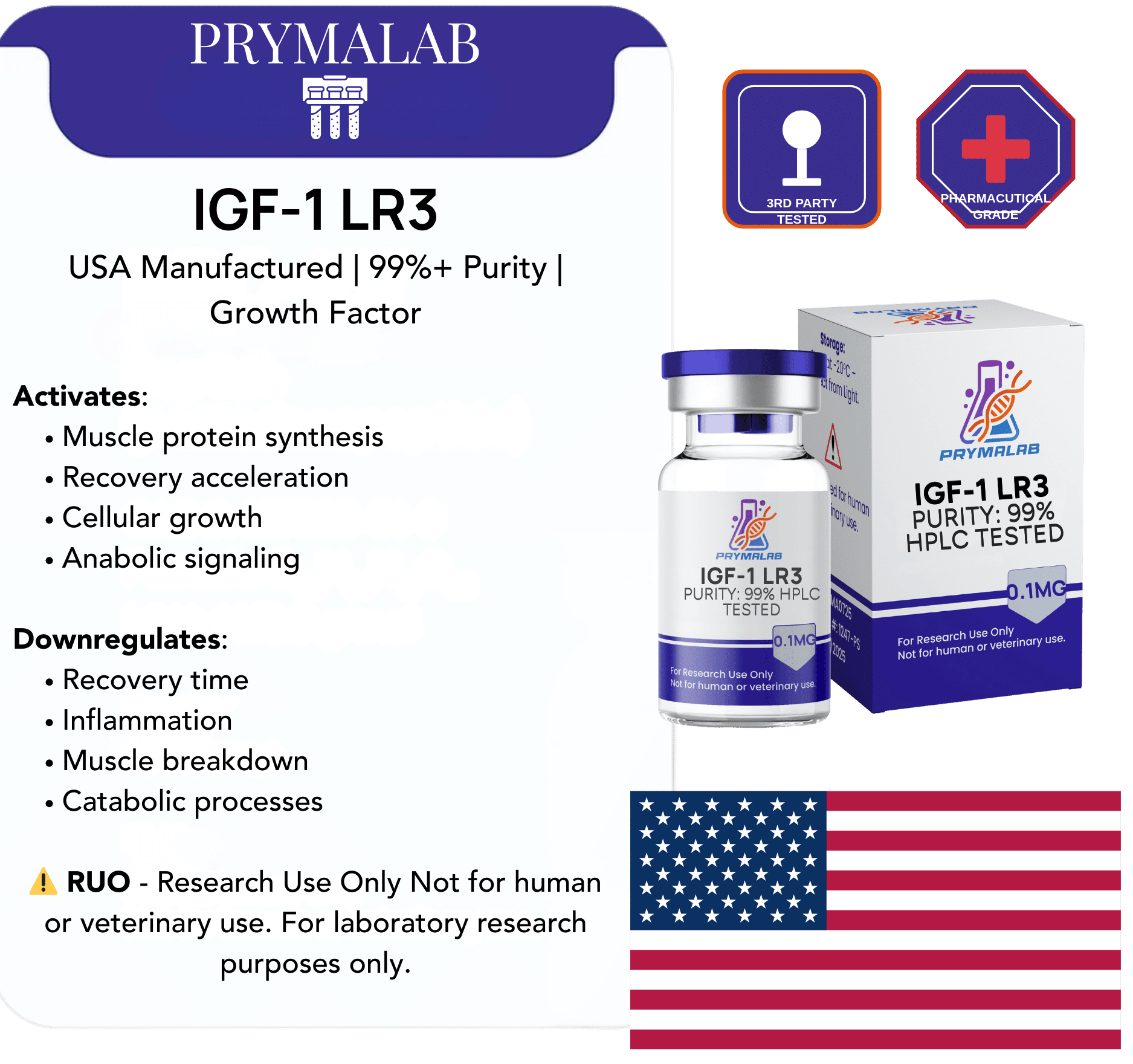 MGF (Mechano Growth Factor) 2mg - Lab Research Supply